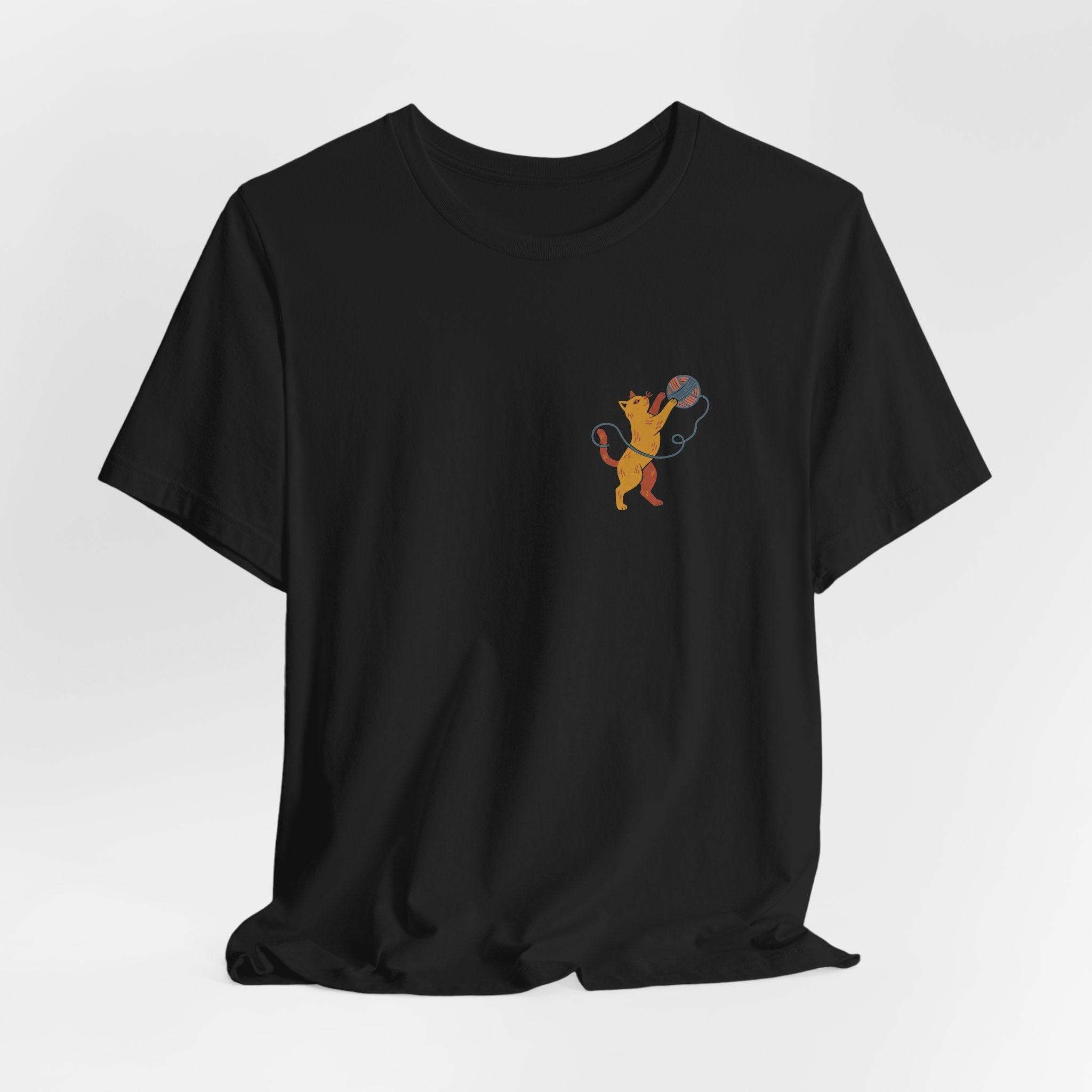Cat Yarn Ball Shirt (Pocket)