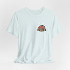 Cat On Quilt Shirt (Pocket)