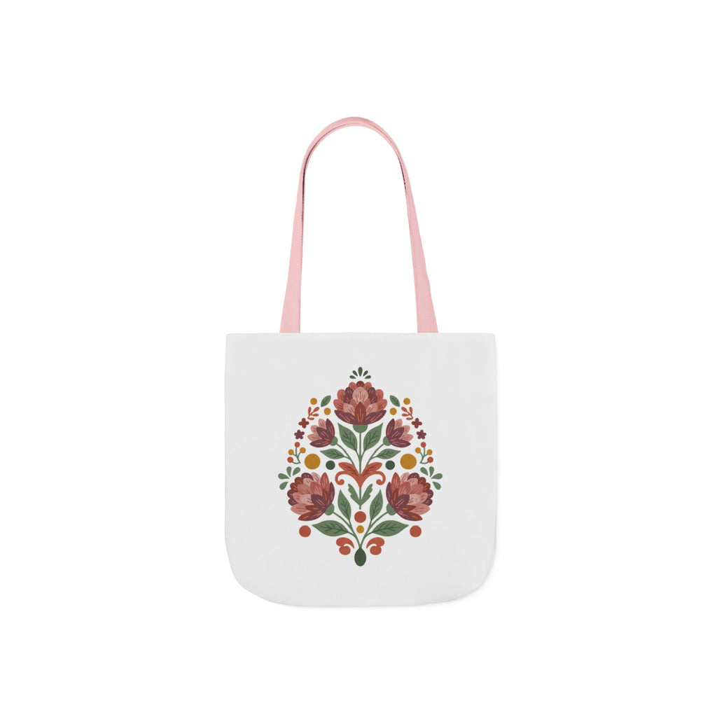 Fabric Floral Spray Tote