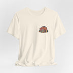 Cat On Quilt Shirt (Pocket)