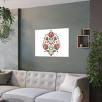 Fabric Floral Spray Poster