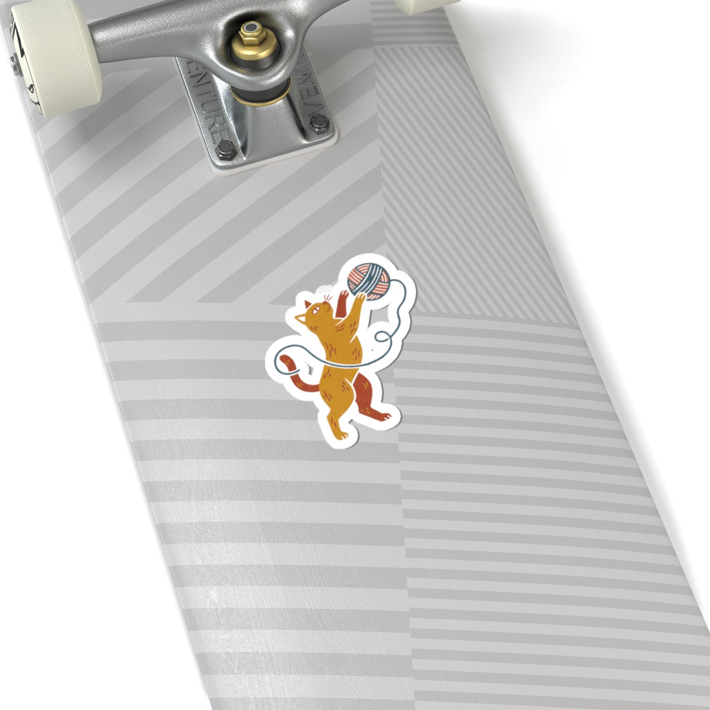 Cat Yarn Ball Sticker