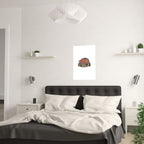 Cat On Quilt Poster