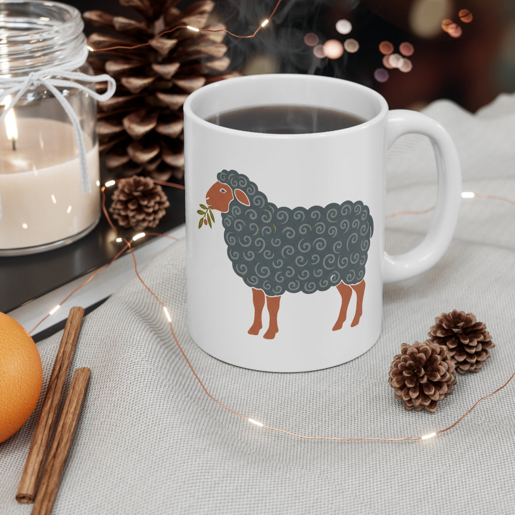 Folk Sheep Mug
