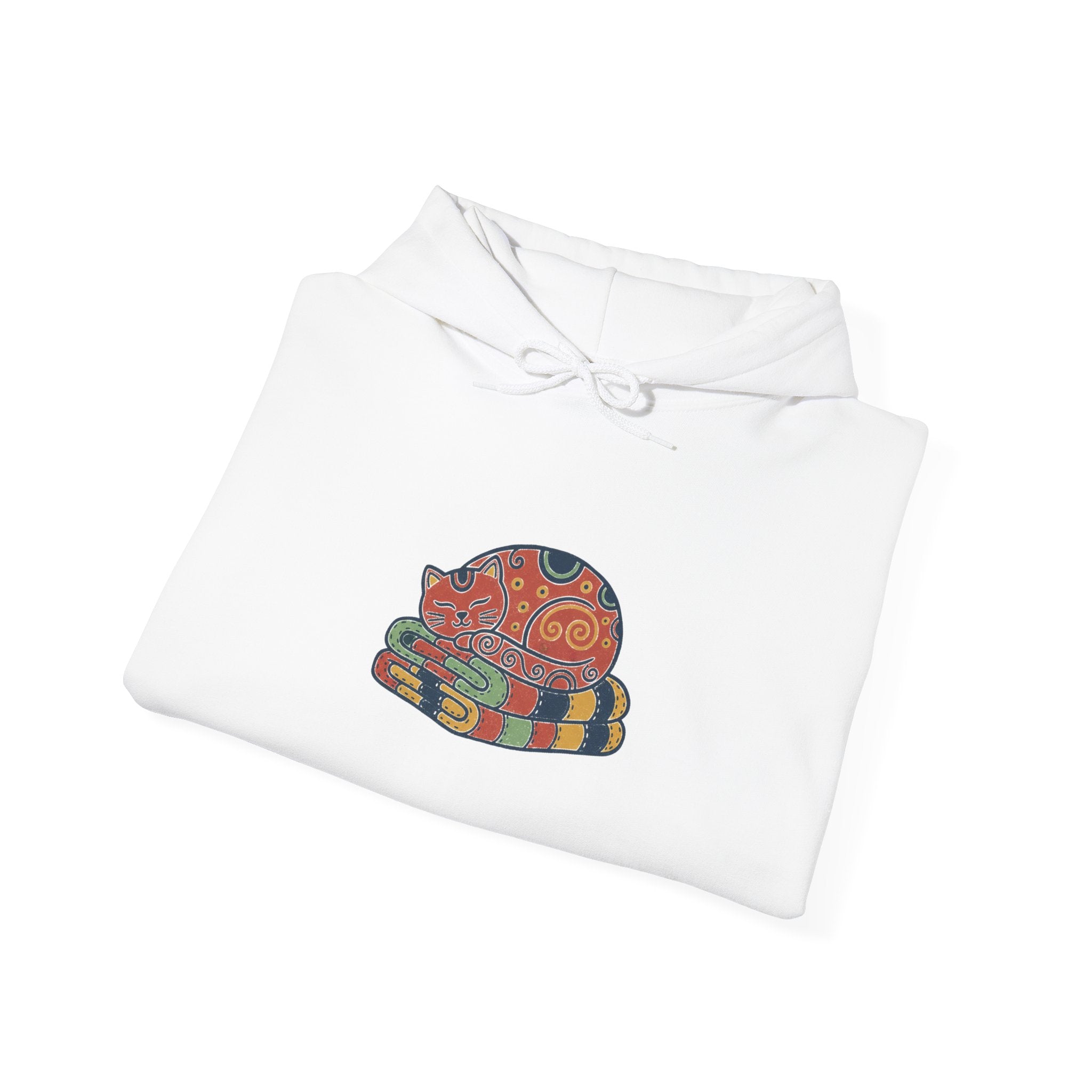 Cat On Quilt Hoodie