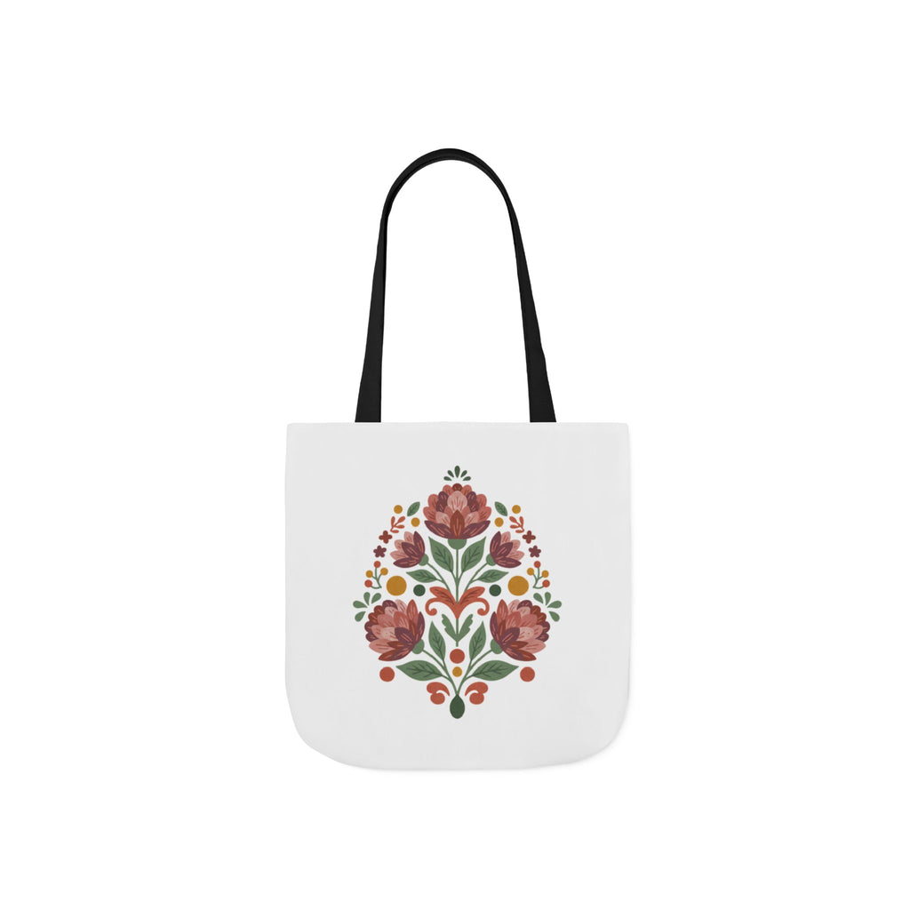 Fabric Floral Spray Tote