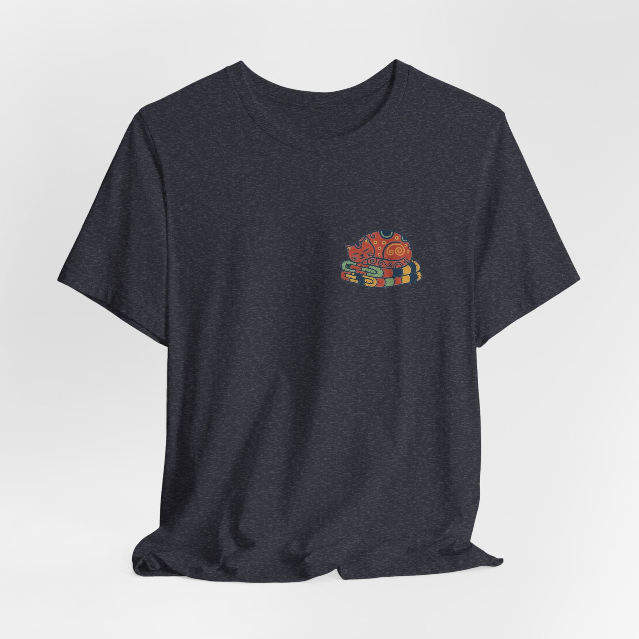 Cat On Quilt Shirt (Pocket)