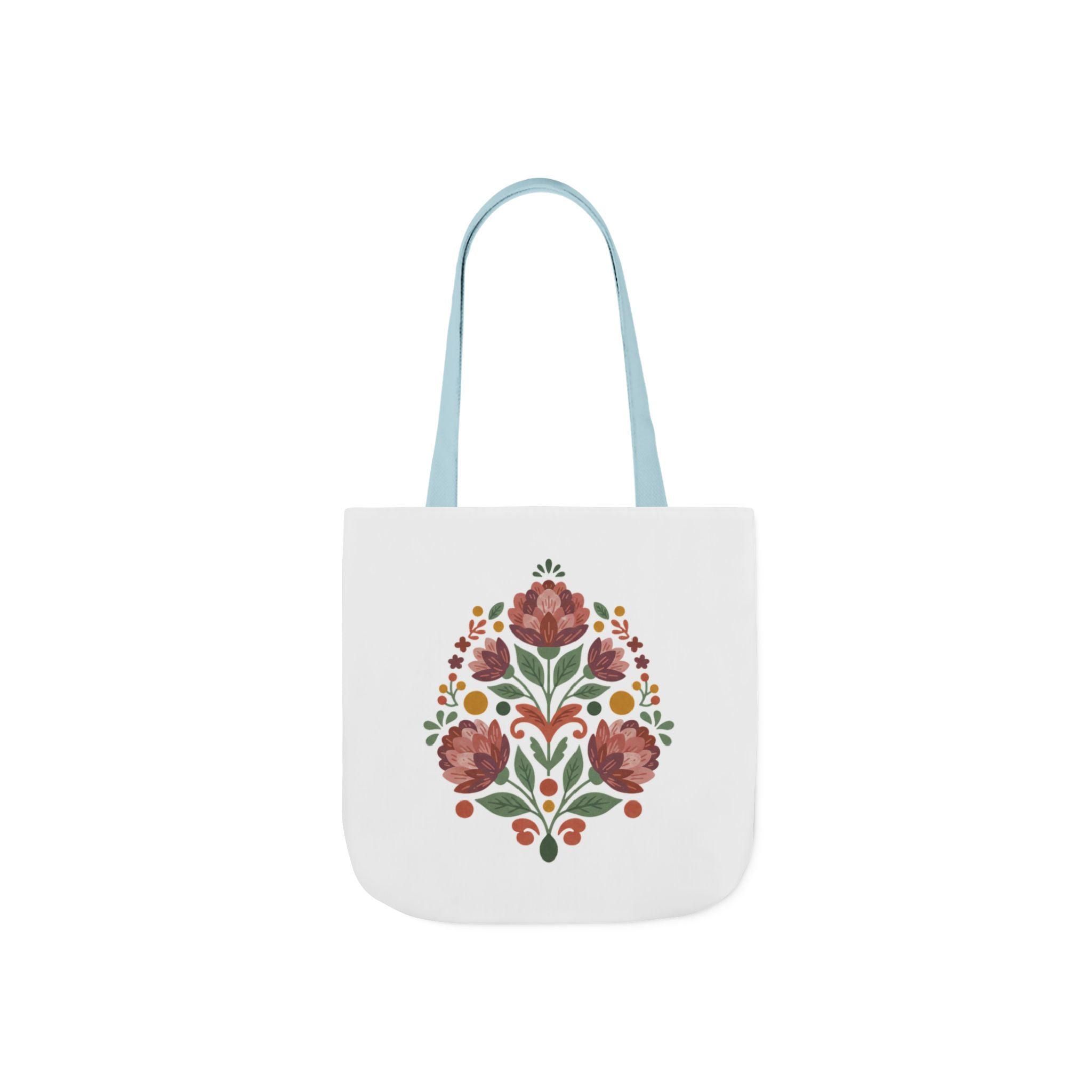 Fabric Floral Spray Tote