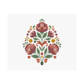 Fabric Floral Spray Poster