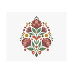 Fabric Floral Spray Poster