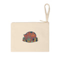 Cat On Quilt Zip Pouch