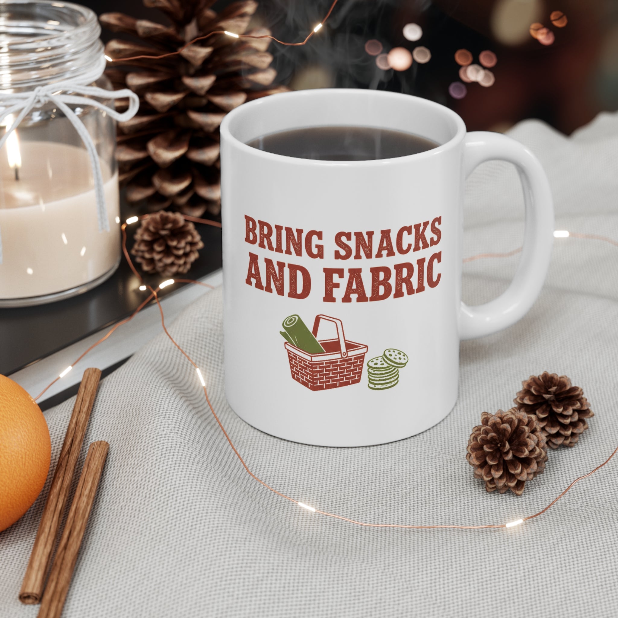 Snacks And Fabric Mug