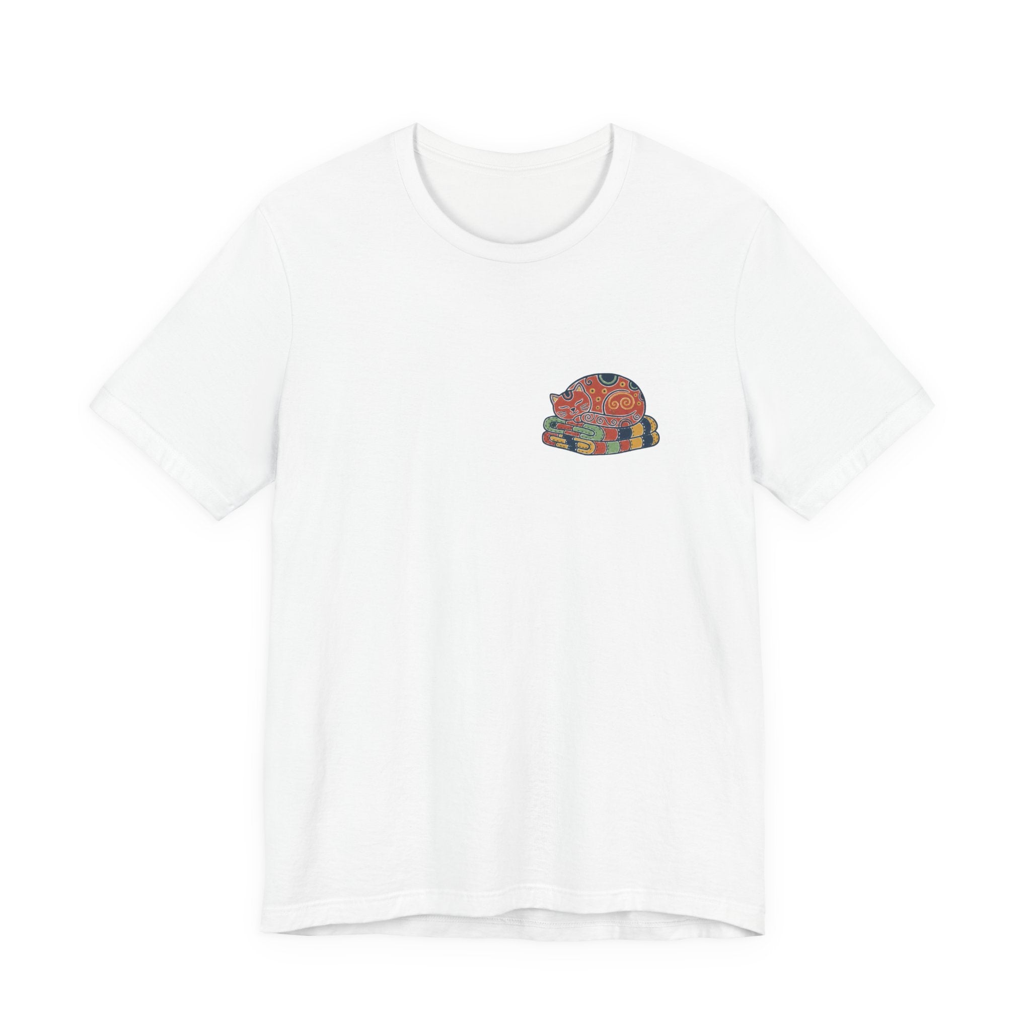 Cat On Quilt Shirt (Pocket)