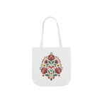 Fabric Floral Spray Tote