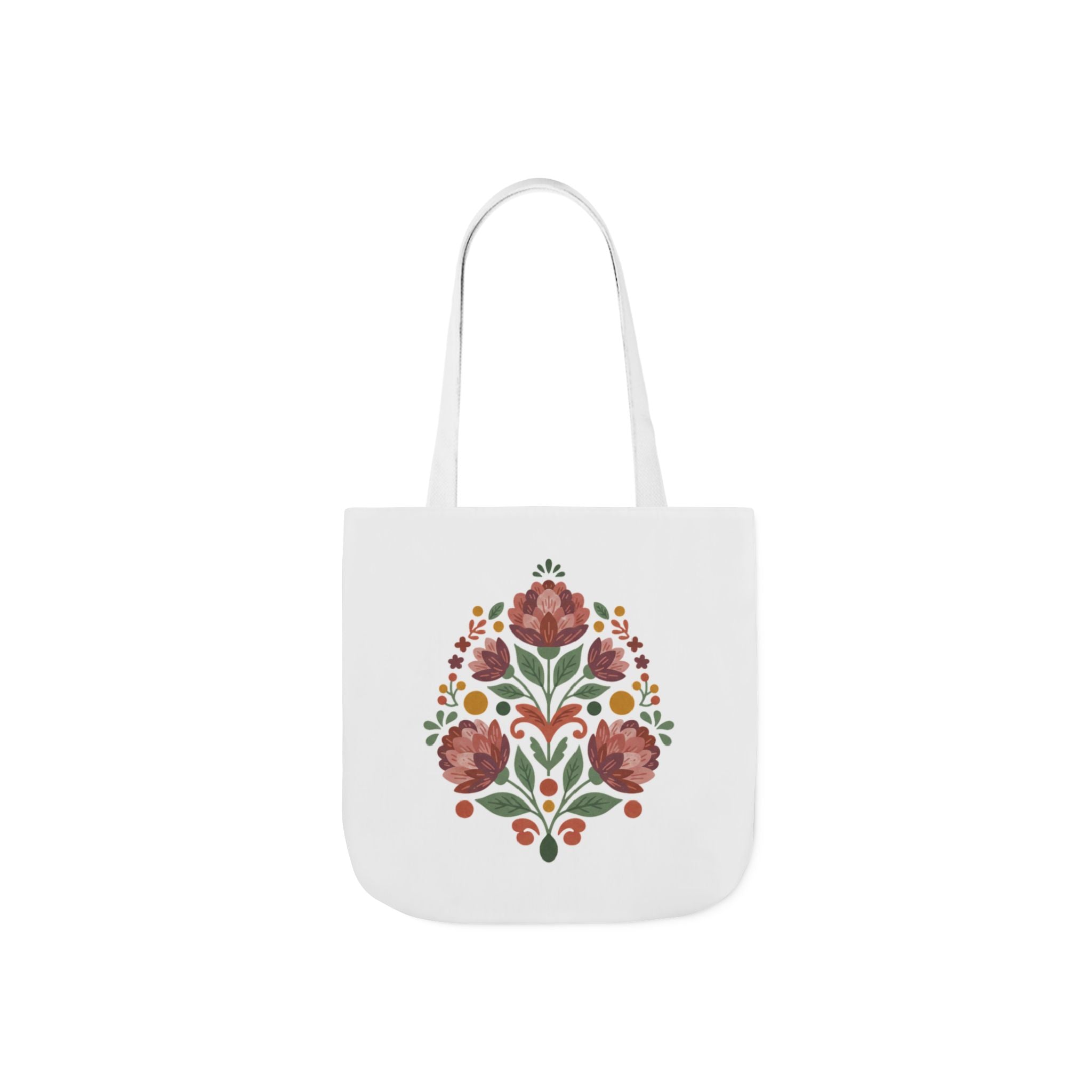 Fabric Floral Spray Tote
