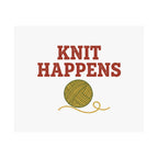 Knit Happens Poster