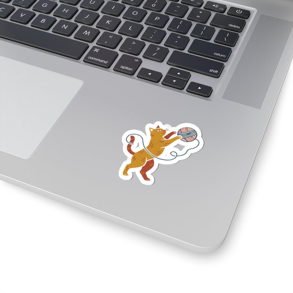 Cat Yarn Ball Sticker