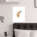 Cat Yarn Ball Poster