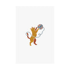 Cat Yarn Ball Poster