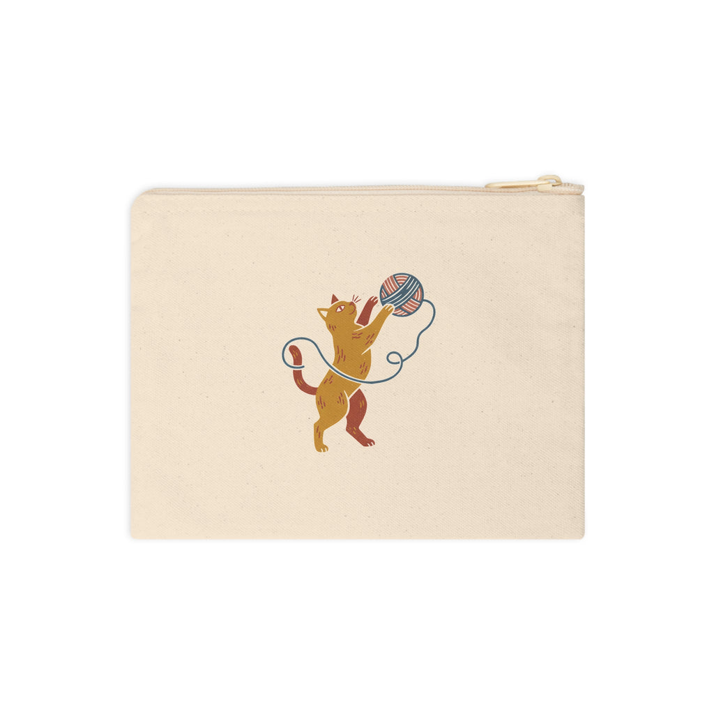 Cat Yarn Ball Zip Pouch