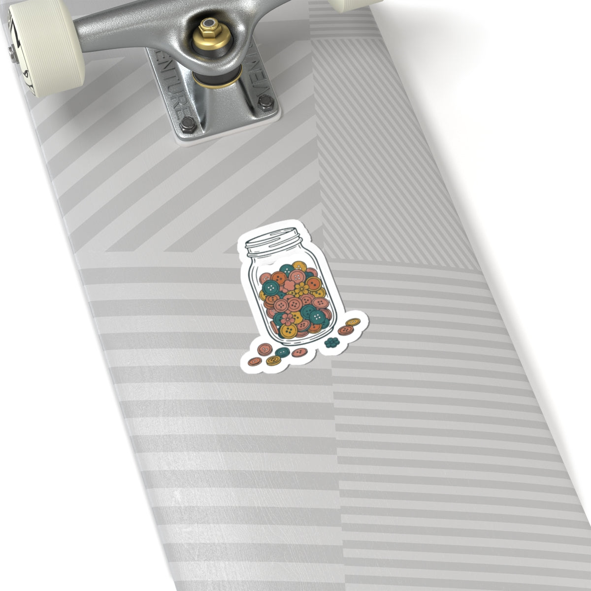 Button Jar Sticker