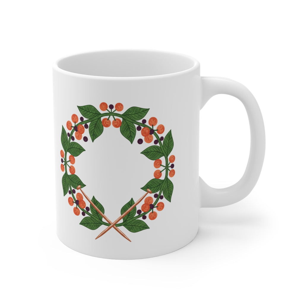 Yarn Wreath Mug