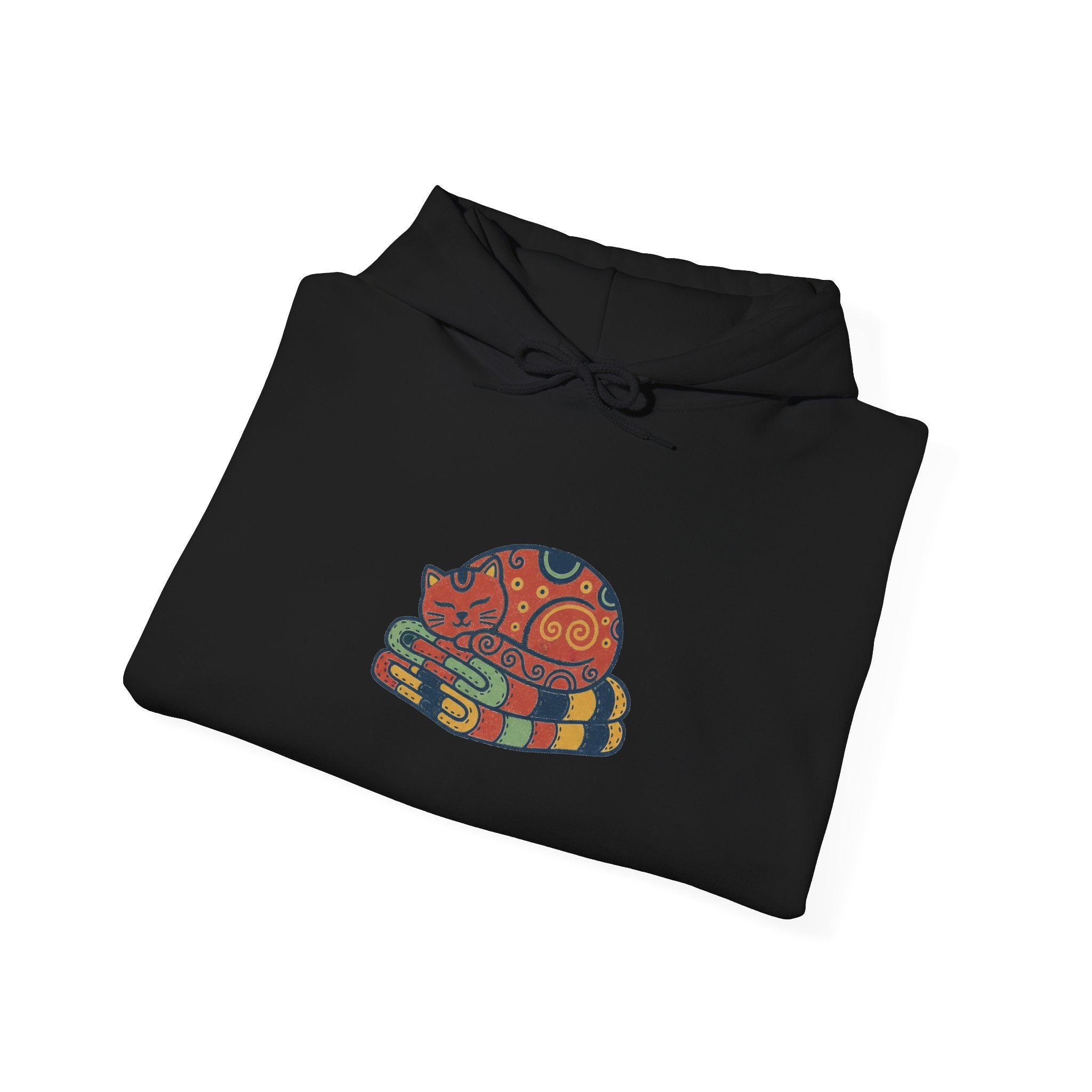 Cat On Quilt Hoodie