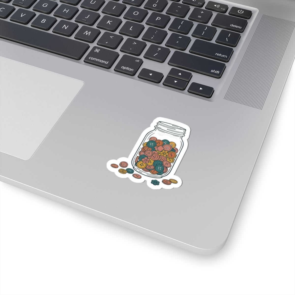 Button Jar Sticker