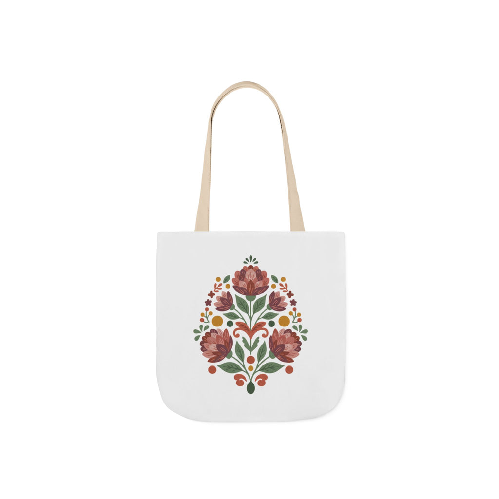 Fabric Floral Spray Tote