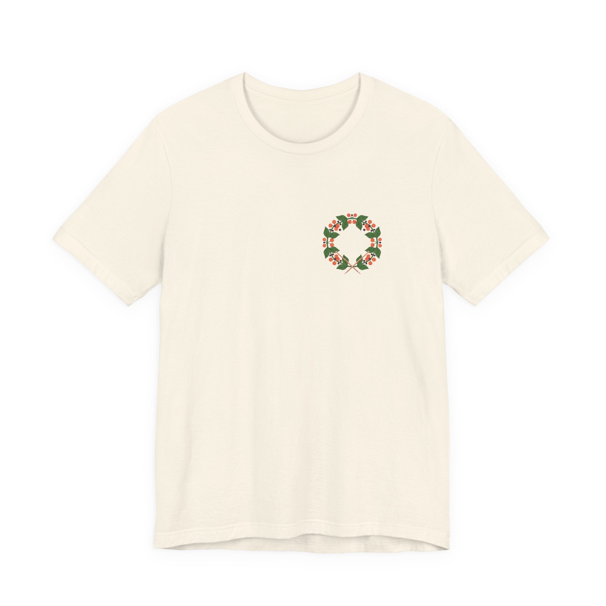 Yarn Wreath Shirt (Pocket)