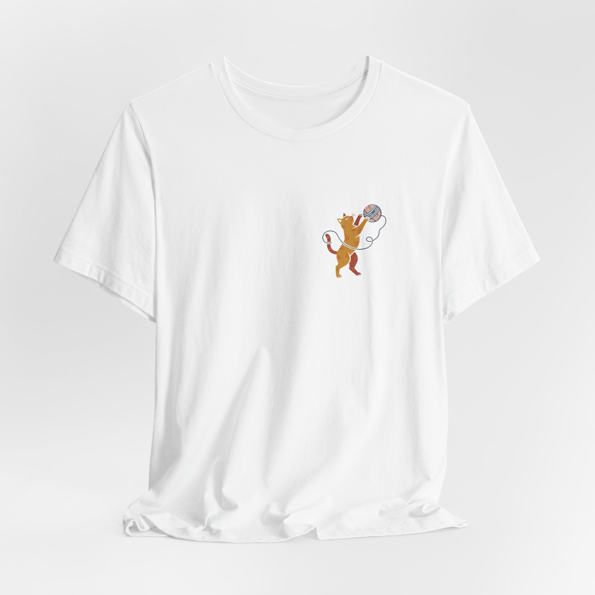 Cat Yarn Ball Shirt (Pocket)
