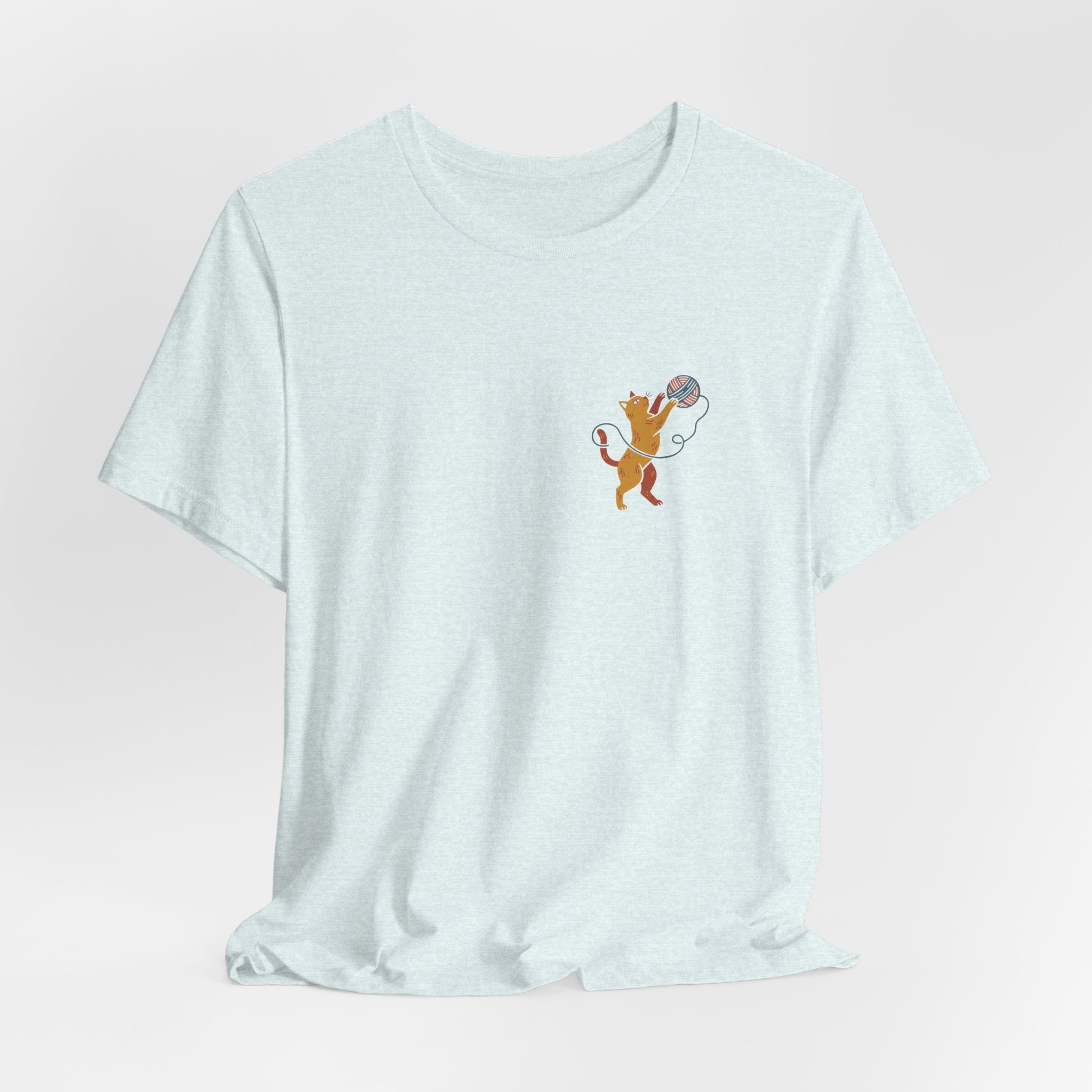 Cat Yarn Ball Shirt (Pocket)